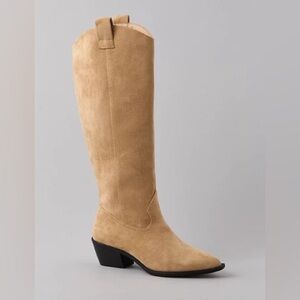 American Eagle Taupe Hazelnut AE Western Knee-High Boot